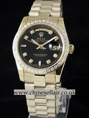 Replica Rolex Day Date Automatic Diamond Watch